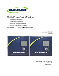 Thumbnail of document Manual - Mutli-Zone Ethylene Monitor